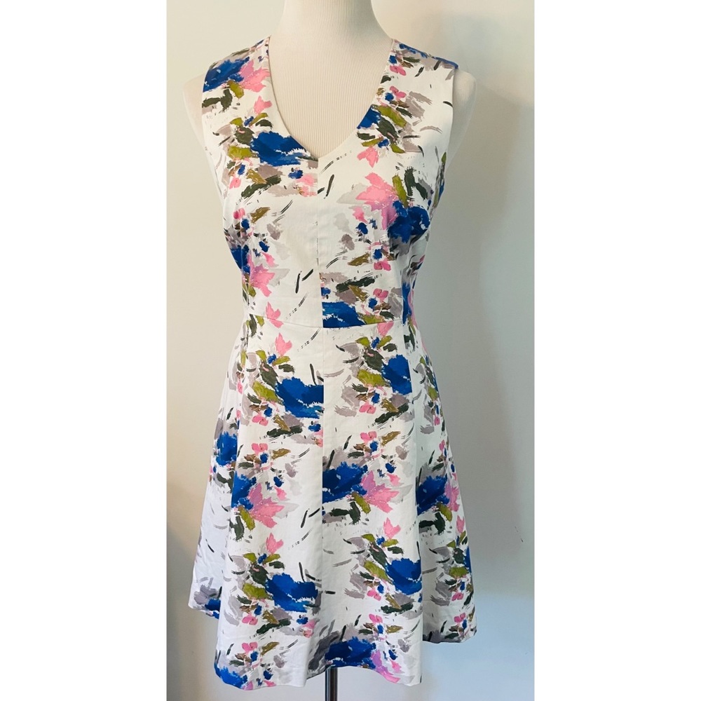 REISS Floral Calin Spring Summer Dress Size 6 - Picture 5 of 13